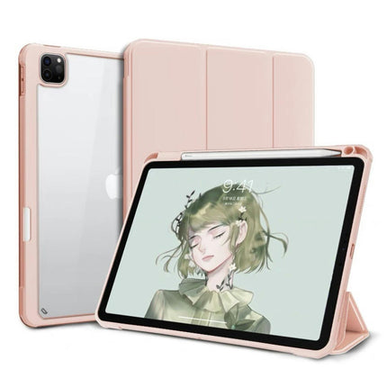 Trifold Stand iPad Case Cover With Pencil Holder Auto Sleep/Wake