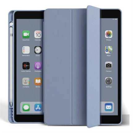 iPad Case with Pencil Holder, Auto Sleep/Wake Protective Cover for iPad