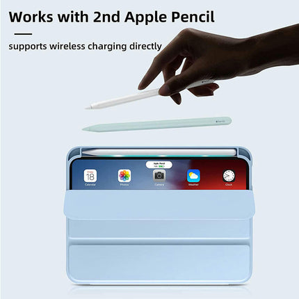 iPad Case with Pencil Holder Auto Sleep/Wake Protective Cover