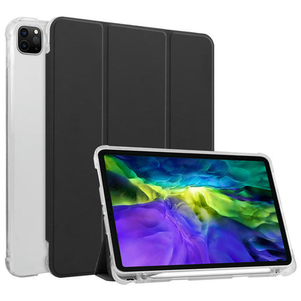 iPad Case Cover with Pencil Holder Tri-fold Stand Protective Case with Auto Sleep Wake