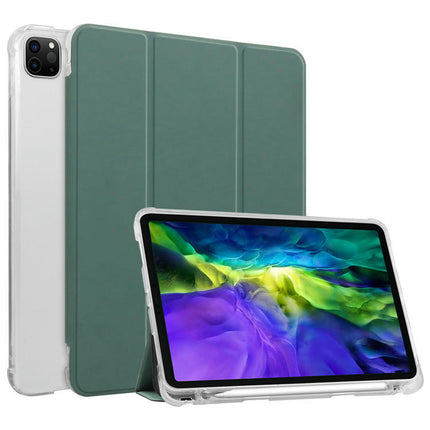 iPad Case Cover with Pencil Holder Tri-fold Stand Protective Case with Auto Sleep Wake