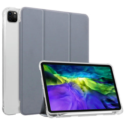 iPad Case Cover with Pencil Holder Tri-fold Stand Protective Case with Auto Sleep Wake