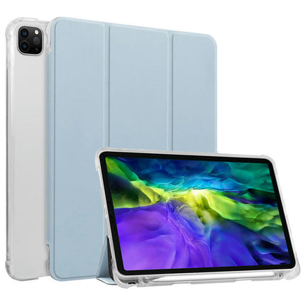 iPad Case Cover with Pencil Holder Tri-fold Stand Protective Case with Auto Sleep Wake