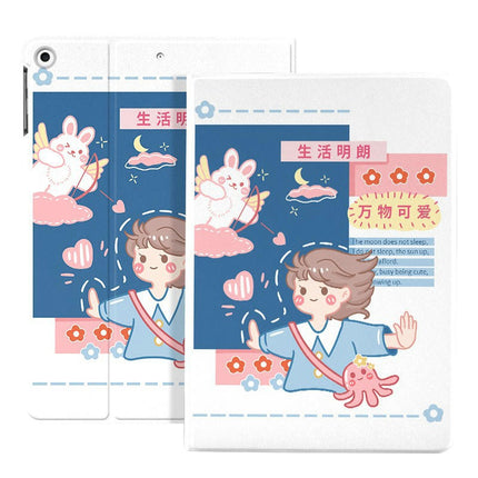 iPad Case Cover with Auto Sleep/Wake Stand Cute Case for iPad