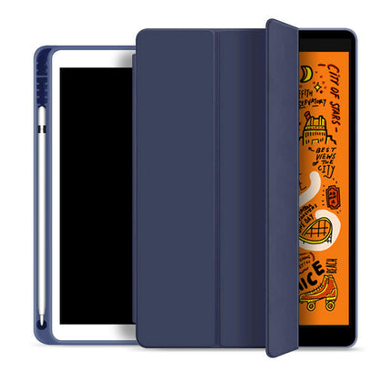 iPad Case Cover with Auto Sleep/Wake Case for iPad with Pencil Holder