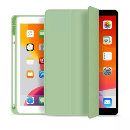 iPad Case Cover with Auto Sleep/Wake Case for iPad with Pencil Holder