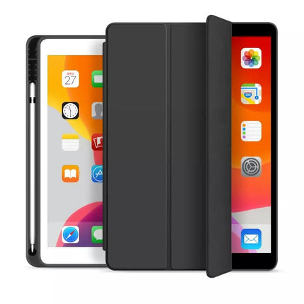 iPad Case Cover with Auto Sleep/Wake Case for iPad with Pencil Holder