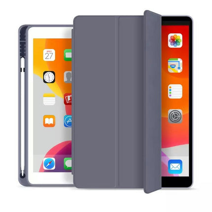 iPad Case Cover with Auto Sleep/Wake Case for iPad with Pencil Holder