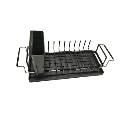 Dish Drying Rack Kitchen for Kitchen Counter - Extendable Kitchen Drying Rack with Cutlery Holder