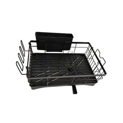 Dish Drying Rack Large Capacity Dish Rack and Drainboard Set