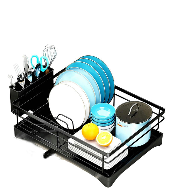 Dish Drying Rack In Sink Kitchen Organizer with Drain Board for Kitchen Counter Gadgets