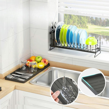 Kitchen Potsstorage Racks Multi-Function Countertop Dishes Drain Finishing Rackpan