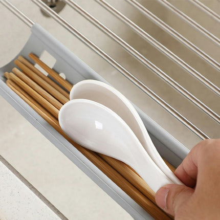 Roll Up Dish Drying Rack Over The Sink Rolling Rack for Sink Multipurpose Foldable