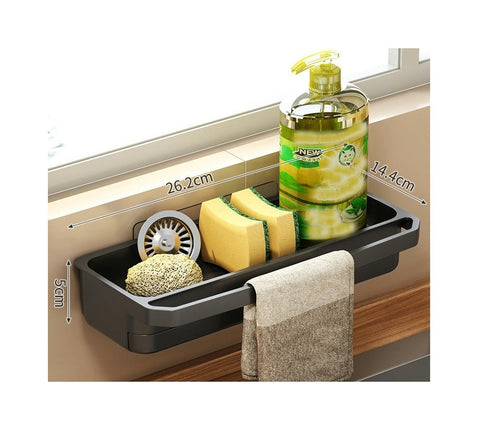 Sink Drain Rack Kitchen Sponge Holder Sink Drainer | Basket Strainer Detachable Dishcloth Towel Tool