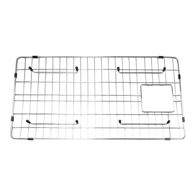 Sink Protectors Stainless Steel Grate for Kitchen Bottom Grid Metal grates with Rear Drain Hole