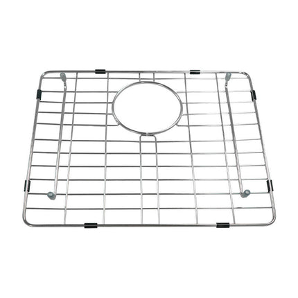 Sink Protectors for Kitchen Sink Stainless Steel Grate with Rear Drain Sink Grate Sink Rack for Bottom