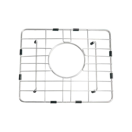 Bottom Grid for Kitchen Sink Packs Rear Drain Sink Protector Grid Metal Sink Rack - for Bottom of Sink