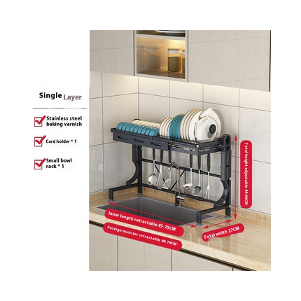 Over The Sink Dish Drying Rack Large Over Sink Dish Rack - with Utensil Holder Dish Drainer for Kitchen