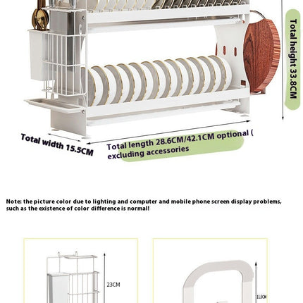 Kitchen Storage Organiser Dish Racks Plastic Drain Rack Put Bowl Frame Chopsticks Kitchen Shelf Cupboard