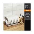 Black (Single layer plate rack)