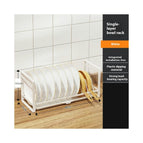 White (Single layer plate rack)