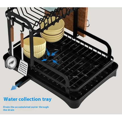 Dish Drying Rack Multifunctional Kitchen Bowl Rack Household Bowl and Chopsticks Storage Tableware Tool