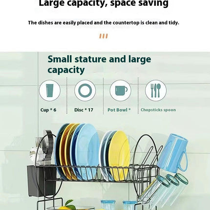 Drain Rack Drying Racks Single-Layer Drain Bowl Chopstick Storage Box Cabinet Tableware Drain Basket