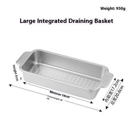 Expandable Dish Drying Rack Retractable Drain Basket Stainless Steel Sink Organizer for Vegetable Fruit