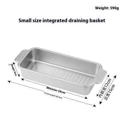 Expandable Dish Drying Rack Retractable Drain Basket Stainless Steel Sink Organizer for Vegetable Fruit