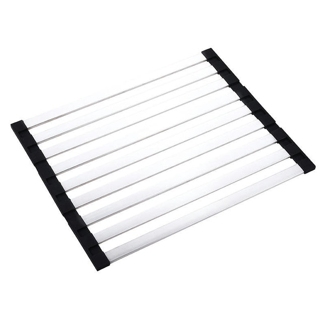 Kitchen Roll The Dish Drying Drainer Rack - for Folding Rolling Sink Stainless Steel Drainer Rack Tool