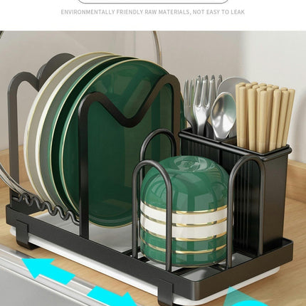 Dish Drying Rack Metal Dish Storage Rack Drainer Kitchen Utensils Tableware Holder Drying Tray Utensils