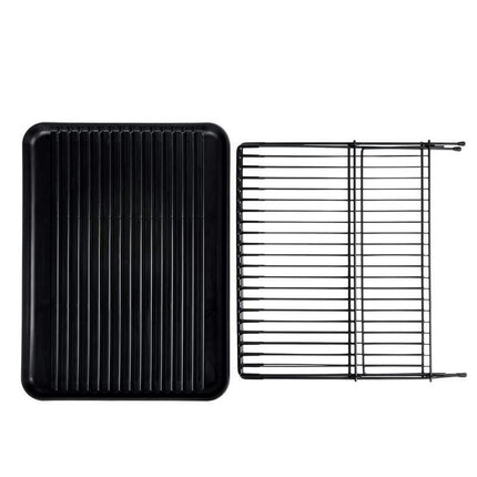 2-Tier Collapsible Dish Rack - with Tray Dish Drainer Kitchens Plate Dish Holders for Cups & Plates