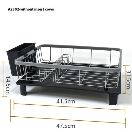 Kitchen Dish Storage Rack Kitchen Sink Drain Single Layer Dish Storage Rack for Household Bowls Tool