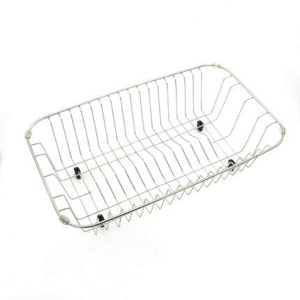 Stainless Steel Drainer Kitchens Accessory Cooking Supply Sink Rack Telescopic Multifunctional Tools