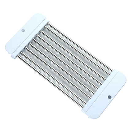 Stainless Steel Drainer Plate Drying Rack Utensil Storage Rack - for Kitchens Drain Sink Holder Tool