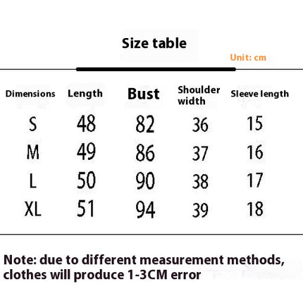 Women's Short Sleeve Crew Slim Fit Tee Shirt Buttoned Summer Tops