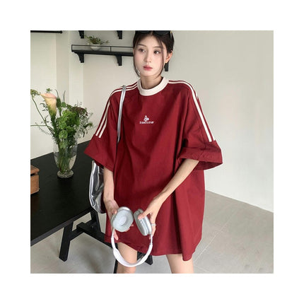 Womens Oversized T Shirts Short Sleeve Baggy Tees Crewneck Tops