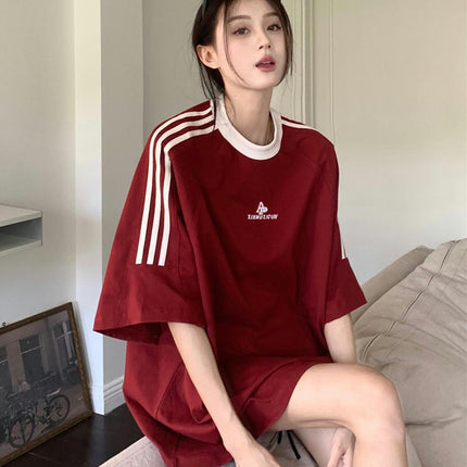 Womens Oversized T Shirts Short Sleeve Baggy Tees Crewneck Tops