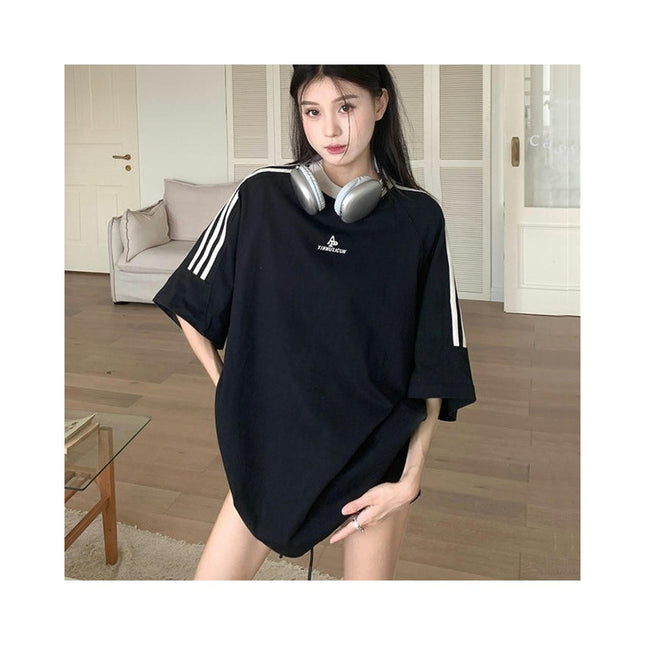 Womens Oversized T Shirts Short Sleeve Baggy Tees Crewneck Tops