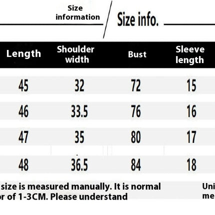 Women's Casual Short Sleeve Ruffles Round Neck Crop Tops Slim Fit Tee Shirts