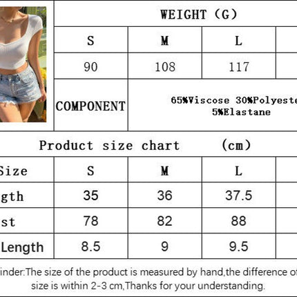 Women's Short Sleeve Summer Crop Tops Sexy Deep V Neck Slim Fit T Shirts