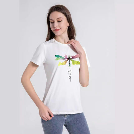 Women's Graphic Tees Casual Summer Printed Short Sleeve T Shirts Tops