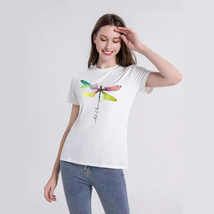 Women's Graphic Tees Casual Summer Printed Short Sleeve T Shirts Tops