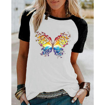 Womens Tshirt Graphic Tees Crew Neck Summer Short Sleeve Loose Fit Tops