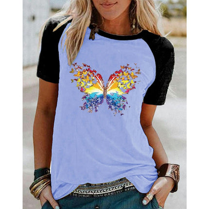 Womens Tshirt Graphic Tees Crew Neck Summer Short Sleeve Loose Fit Tops