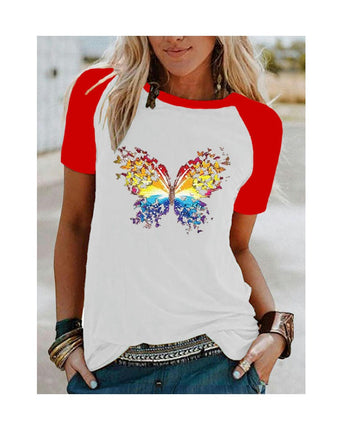 Womens Tshirt Graphic Tees Crew Neck Summer Short Sleeve Loose Fit Tops