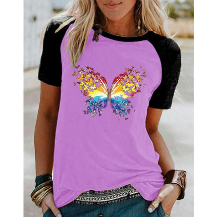 Womens Tshirt Graphic Tees Crew Neck Summer Short Sleeve Loose Fit Tops