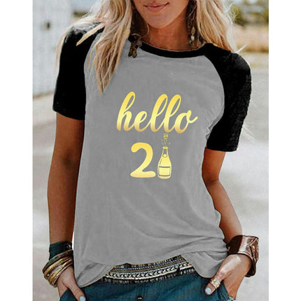 Women's Graphic Tees Summer Short Sleeve Casual Crewneck Printed T Shirts Tops