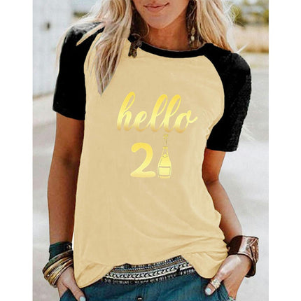 Women's Graphic Tees Summer Short Sleeve Casual Crewneck Printed T Shirts Tops