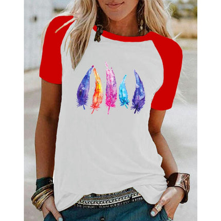 T Shirts for Women Summer Short Sleeve Crewneck Casual Graphic Tees Tops